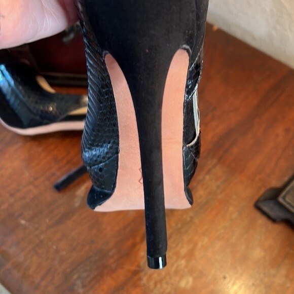 NWOT ALEXANDRE BIRMAN | Python and Suede Platform Stiletto Shoes | Size 6.5 - Picture 13 of 13
